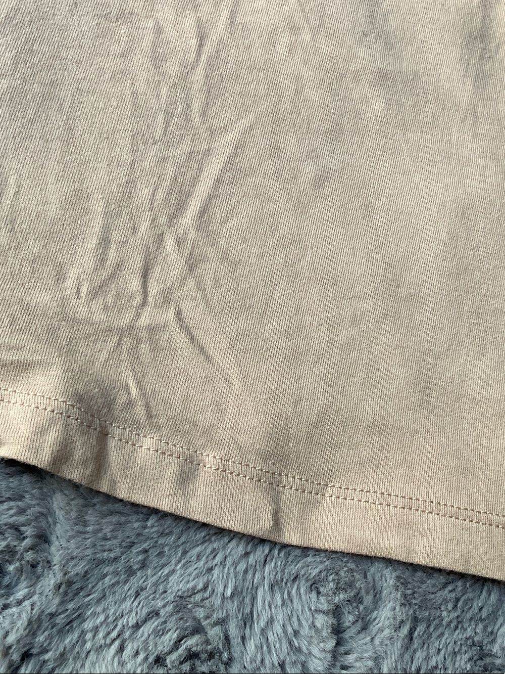Active Basic Beige Racerback Crop Tank - Picture 2 of 5
